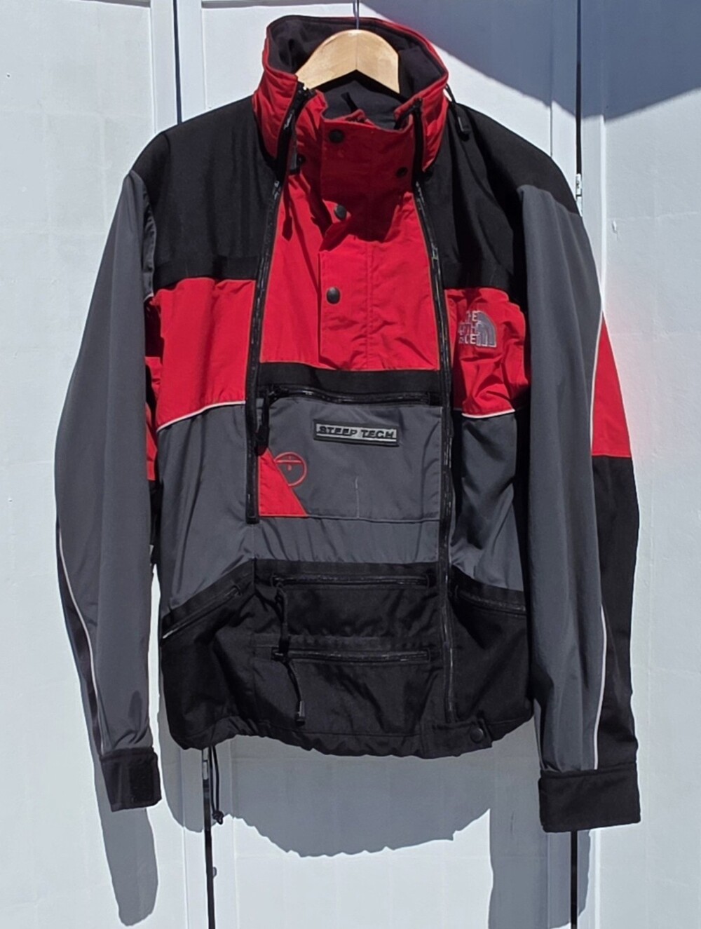 The North Face Men's Red & Gray Steep Tech Anorak Jacket Size L